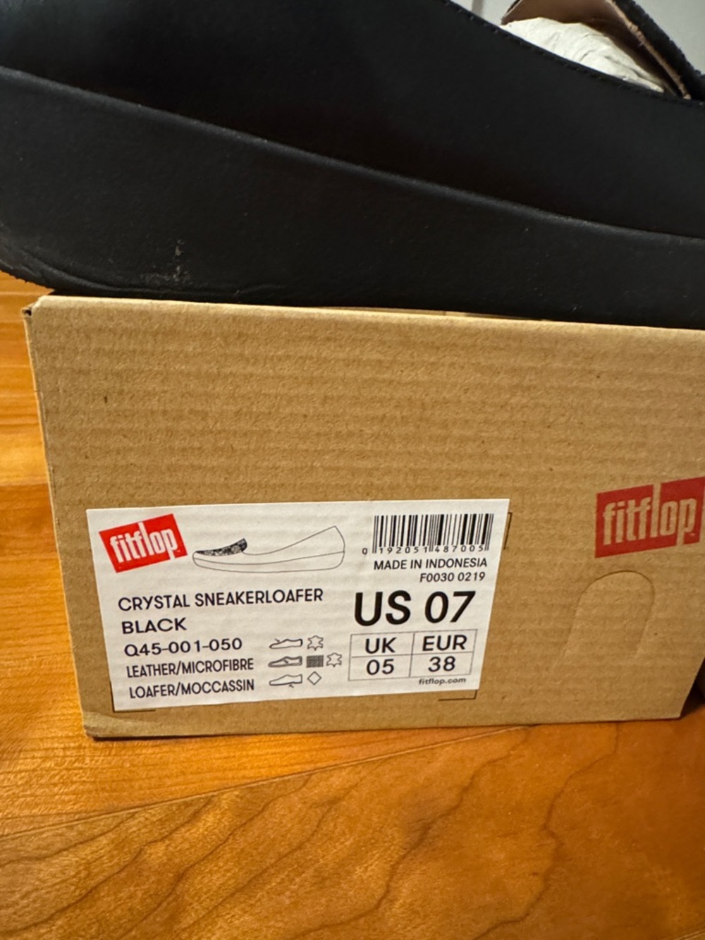 Fitflop Crystal Sneaker Loafer size 7 - Picture 2 of 4